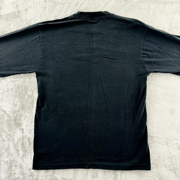 Vintage Mens L Shade Tree PowerSports Open It Up Snowmobile Black Long Sleeve - Picture 5 of 7
